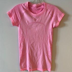 Lululemon Swiftly Tech Floral Pink Short Sleeve 4